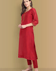 Women Chanderi Kurta Sets