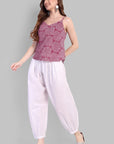Cotton Noodle Strap Basic Top