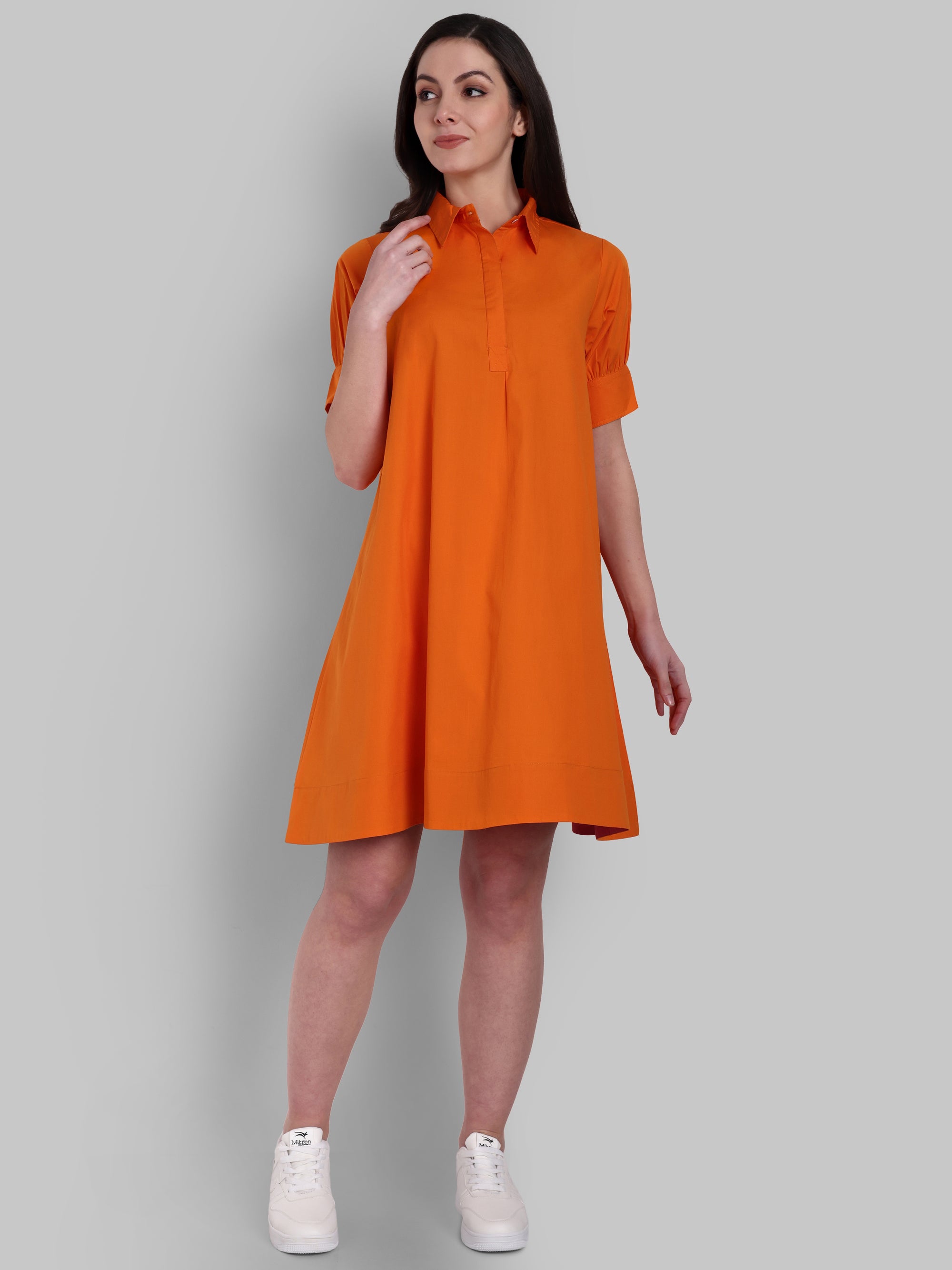 Weekend Dress Burnt Orange