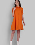 Weekend Dress Burnt Orange