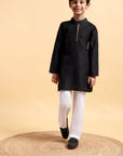 Boys Cotton Silk Embriodery Kurta & Pajama