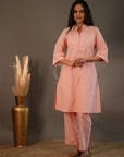 Rozana Light Pink Kurta & Pant - Set of 2