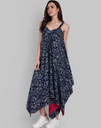 Indigo Long Alisha Handkerchief Dress