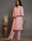 Rozana Light Pink Kurta & Pant - Set of 2