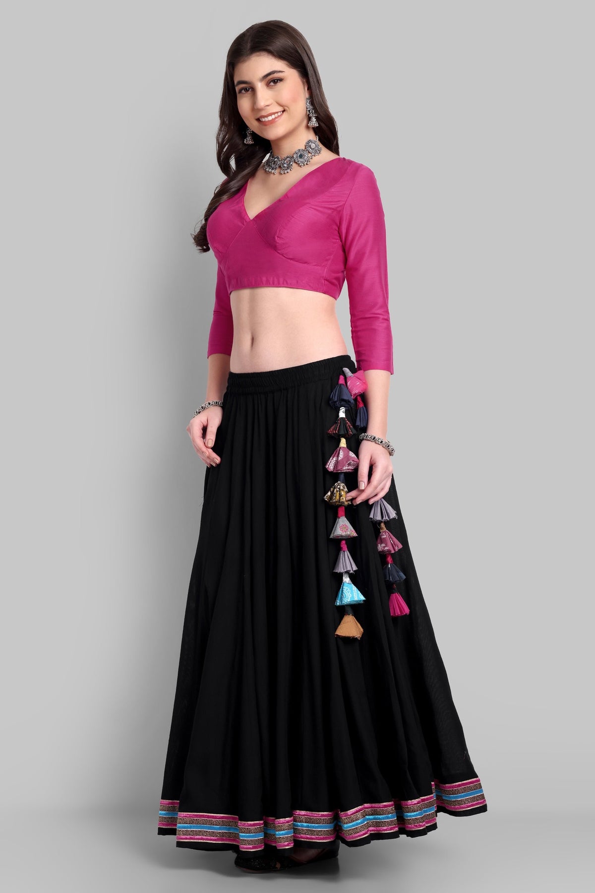 Pink Silk Blouse