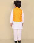 Classic Basic White Kurta & Pajama - Set of 2 - Mera Rang
