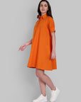 Weekend Dress Burnt Orange