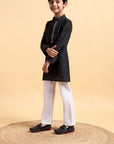 Boys Cotton Silk Embriodery Kurta & Pajama Set