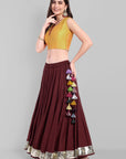 Cotton Silk Blouse in Mustard