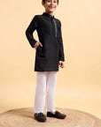 Boys Cotton Silk Embriodery Kurta & Pajama Set