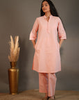 Rozana Light Pink Kurta & Pant - Set of 2