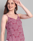 Cotton Noodle Strap Basic Top