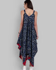 Indigo Long Alisha Handkerchief Dress