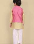 Boys Golden Kurta and Pajama