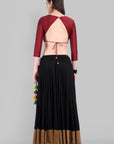 Maroon Saree Blouse