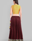 Mustard Silk Blouse
