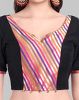 Black Banarasi Blouse