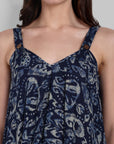 Indigo Long Alisha Handkerchief Dress