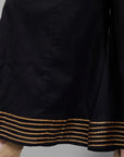 Ethnic Black Gota Kalidar Sharara
