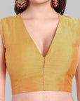 Mustard Cotton Silk Blouse