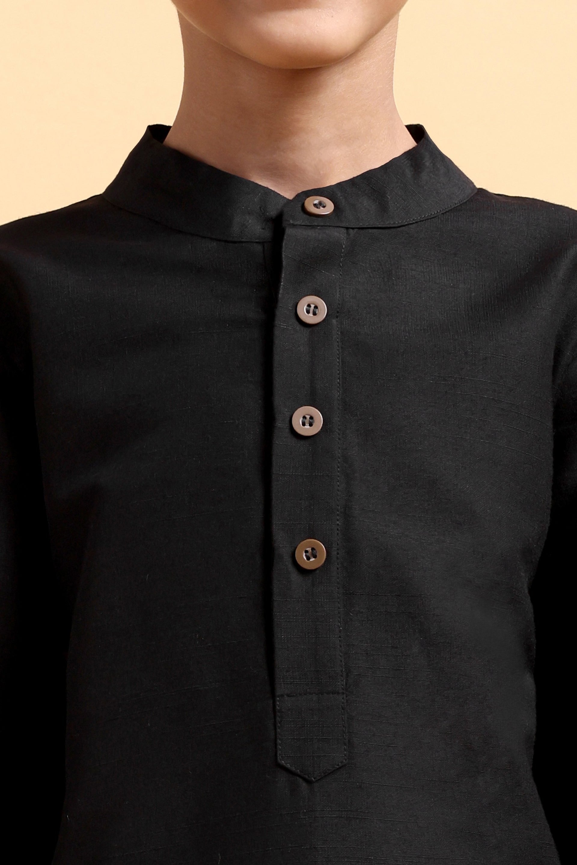 Boys Cotton Silk Kurta & Pajama
