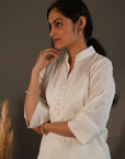 Rozana White Kurta & Pant - Set of 2