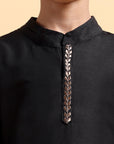 Boys Cotton Silk Embriodery Kurta & Pajama