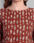 Fish Print Crop Top