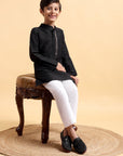 Boys Cotton Silk Embriodery Kurta & Pajama Set