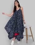 Indigo Long Alisha Handkerchief Dress