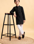 Boys Cotton Silk Kurta & Pajama