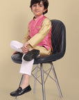 Boys Golden Kurta and Pajama