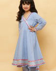 Cotton Designer Girls Wear Anarkali Suit