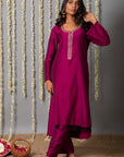 Purple Womens Ethnic Sets