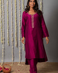 Buy Purple Kurta-Set Online