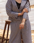 Classic Checks Summer Blazer Co-ord Set