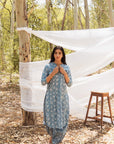 Samiya Long Kurta with Harem Pant - Set of 2