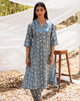 Maira V Neck A Line Kurta with Harem Pant