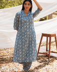 Maira V Neck A Line Kurta with Harem Pant