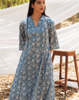 Maira V Neck A Line Kurta with Harem Pant