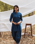 Samiya Indigo Kurta and Harem Pant