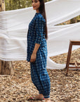Samiya Indigo Kurta and Harem Pant
