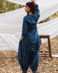 Samiya Indigo Kurta and Harem Pant