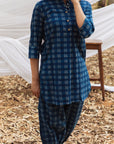 Samiya Indigo Kurta and Harem Pant