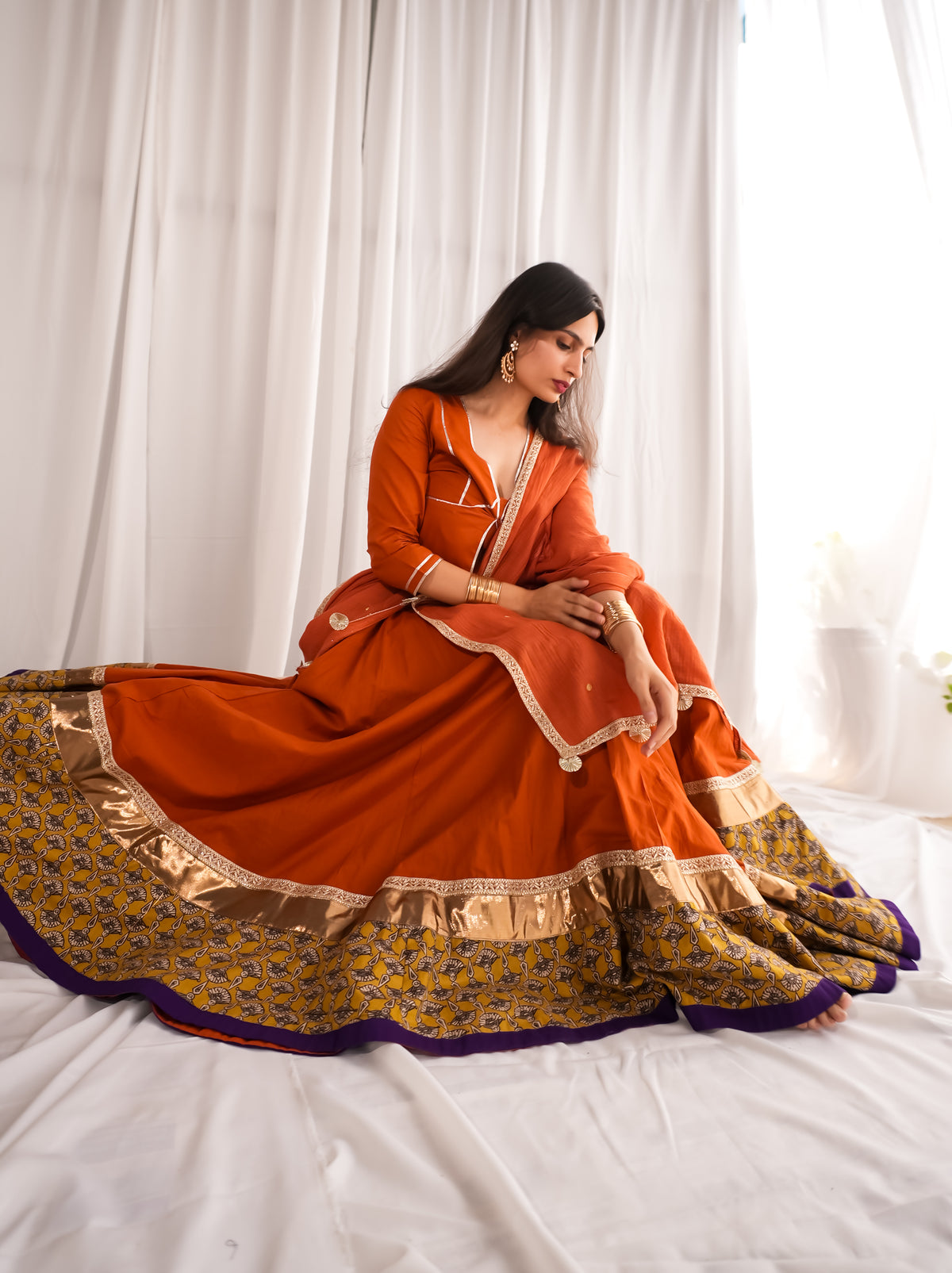 Gulnaar Festive Skirt Set