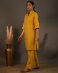 Rozana Yellow Kurta Pant - Set of 2