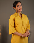 Rozana Yellow Kurta Pant - Set of 2