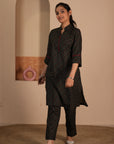 Rozana Bottle Green Kurta & Pant - Set of 2