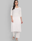 Maya White Breeze Kurta Set of 2