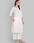 Maya White Breeze Kurta Set of 2